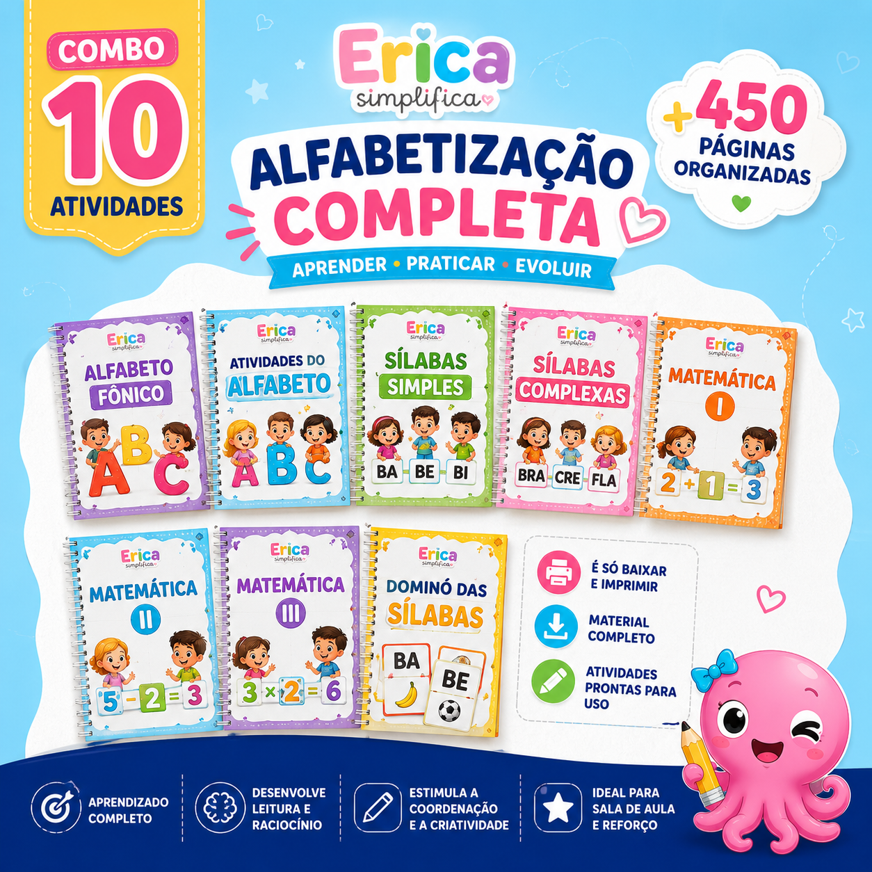 Combo Alfabetização (85% OFF)