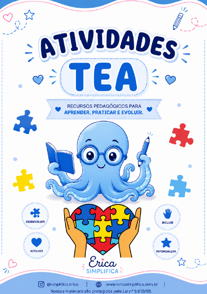 Atividades TEA – Coordenação Motora, Percepção Visual e Desenvolvimento Cognitivo